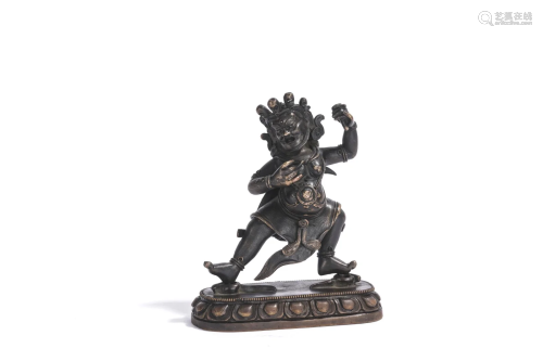 Bronze Statue of Buddhist Guardian