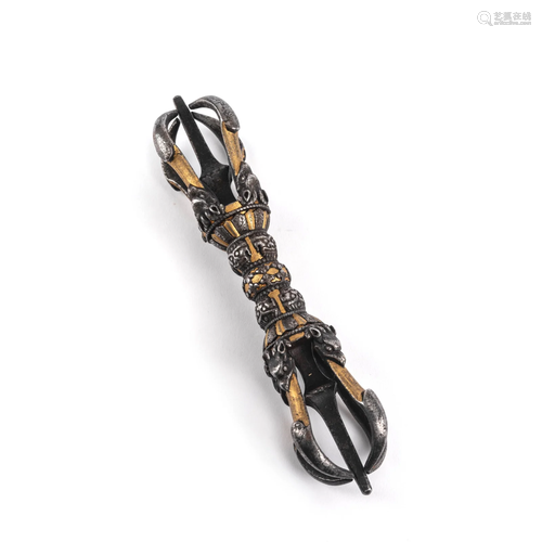 Gilt Iron Five-Segment Vajra