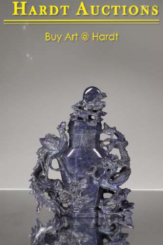 DRAGON & PHOENIX LIDDED BOTTLE