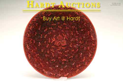 BIG LACQUER WARE PLATE