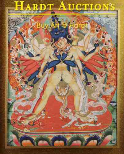 THANGKA DEPICTING CHAKRASAMVARA