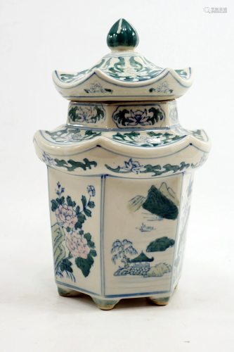 Japanese ceramics, height - 30 cm, diameter 18 cm