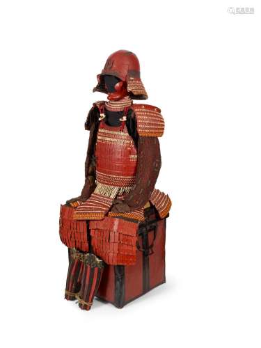 A RED-LACQUER SUIT OF ARMOR