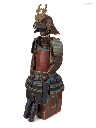 AN ARMOR WITH A NIMAI YOKOHAGI DO (TWO-SECTION CUIRASS OF HO...