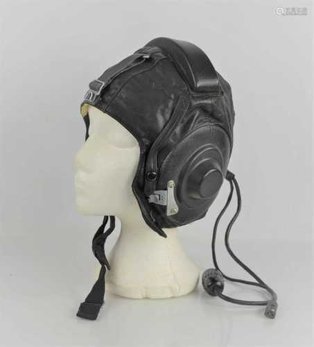 An original 1986 Soviet AF pilot helmet SHL-82, genuine leat...