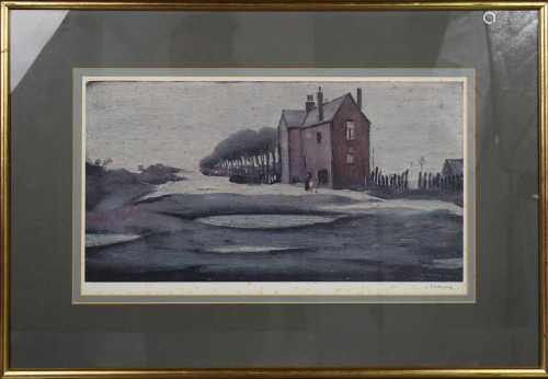 Laurence Stephen Lowry RBA (1887-1976) The Lonely House limi...