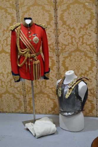 A 19th century lifeguards uniform with later epaulettes, 19t...