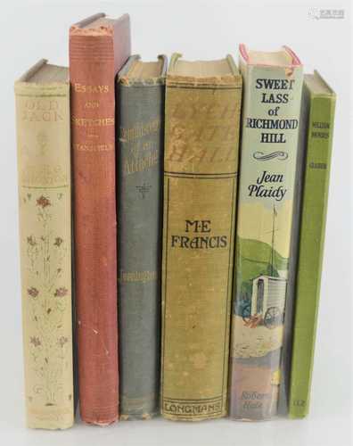 A group of six signed novels, mostly 20th century first edit...