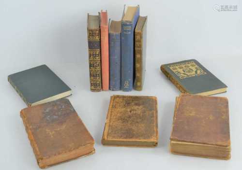 Two 18th century leather bound to include Titus Andronicus p...