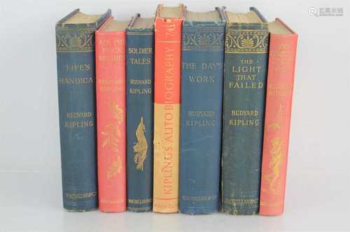 A group of Rudyard Kipling books comprising of 