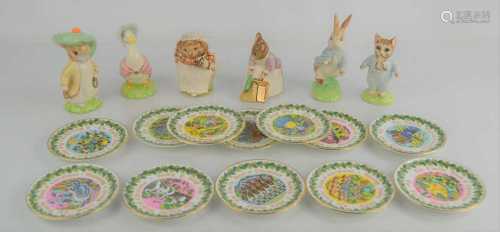A group of six Beswick Beatrix Potter figures comprising Mrs...