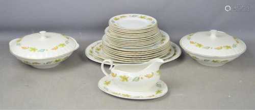 A vintage Sherwood Ridgway part dinner service in the White ...