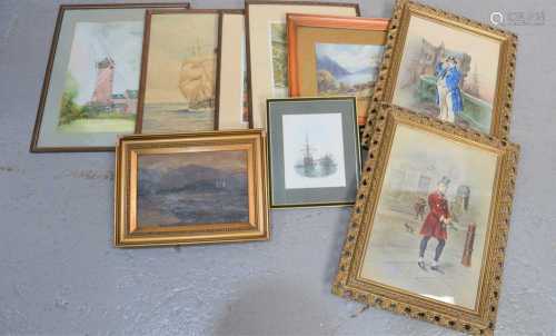 A quantity of prints and pictures