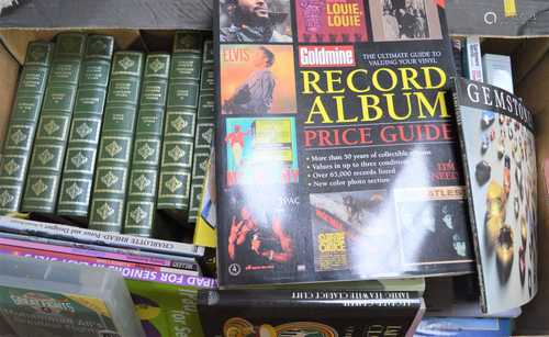 A group of Charles Dickens and antique reference books