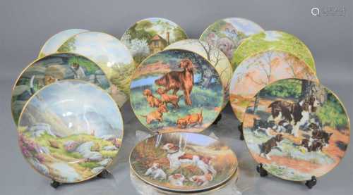 A quantity of collectors plates, boxed and includes Royal Do...