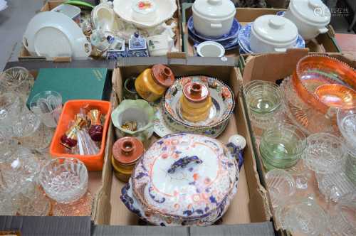 A large quantity of glassware and ceramics to include Victor...