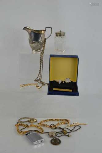 A group of collectibles to include a Bulova watch, Ronson pe...