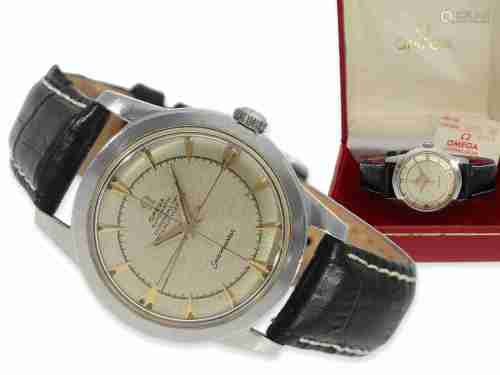 Wristwatch: very rare early Omega automatic chronometer with...
