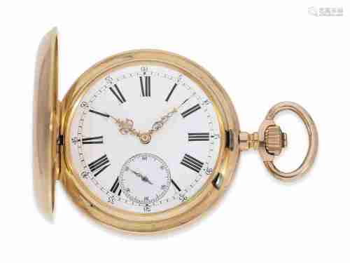 Pocket watch: heavy high-quality Swiss pivoted detent chrono...