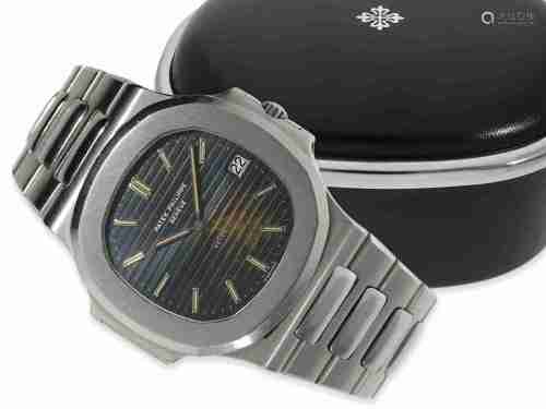 Wristwatch: very early wanted Patek Philippe Nautilus Jumbo ...
