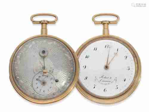 Pocket watch: technically highly interesting double-sided ve...