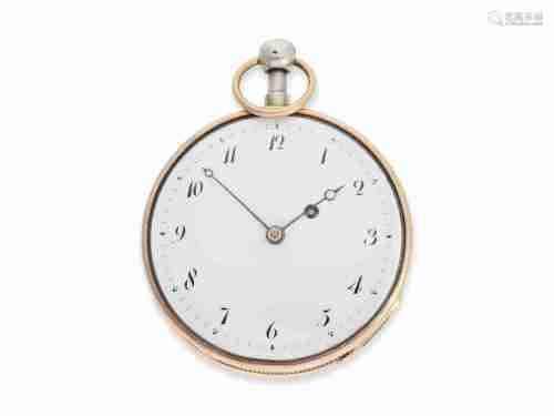 Pocket watch: highly interesting epine with extremely rare s...
