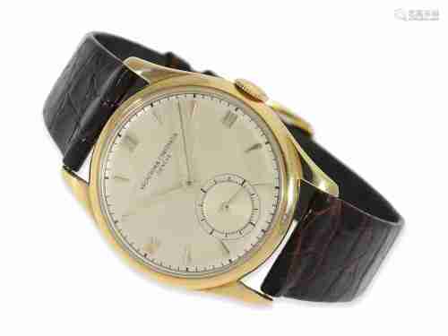 Wristwatch: very beautiful early Vacheron & Constantin man's...