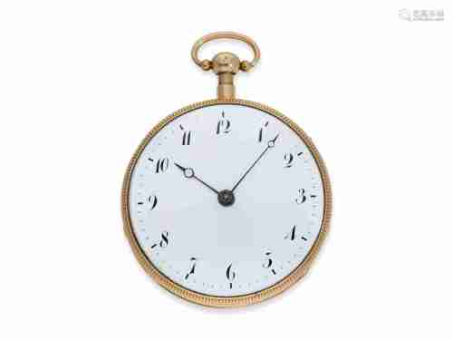 Pocket watch: exceptionally large pocket watch with musical ...