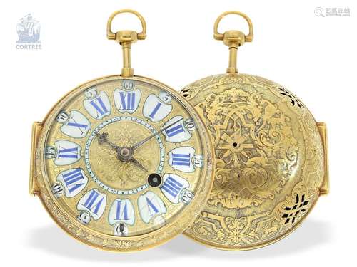 Pocket watch: museum-like rarity, Louis XIV oignon watch rep...