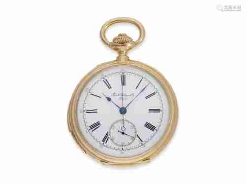 Pocket watch: extremely rare Patek Philippe with double comp...