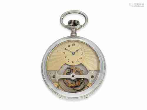 Pocket watch: excellently preserved Mobilis Tourbillon No.10...