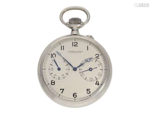 Pocket watch: exceptionally well preserved A. Lange & Söhne ...