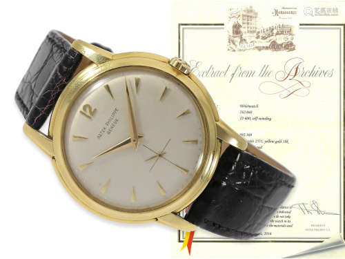 Wristwatch: large Patek Philippe Calatrava Automatic Ref. 25...