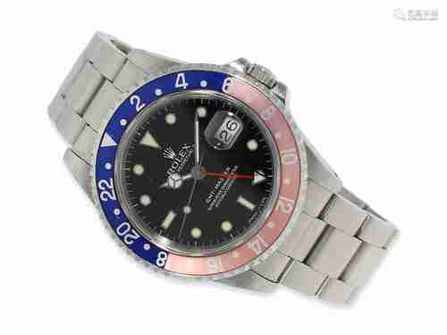 Wristwatch: Rolex Ref. 16700 'Pepsi GMT Master' from 1991 wi...