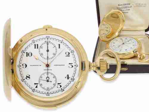 Pocket watch: absolute rarity, outstanding Geneva Observator...