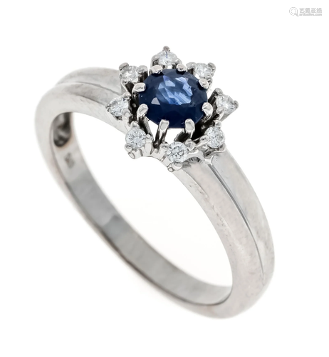 Sapphire diamond ring WG 585/