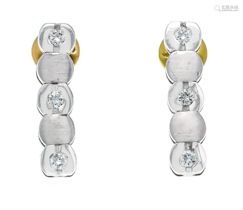 Brilliant ear studs GG/WG 750