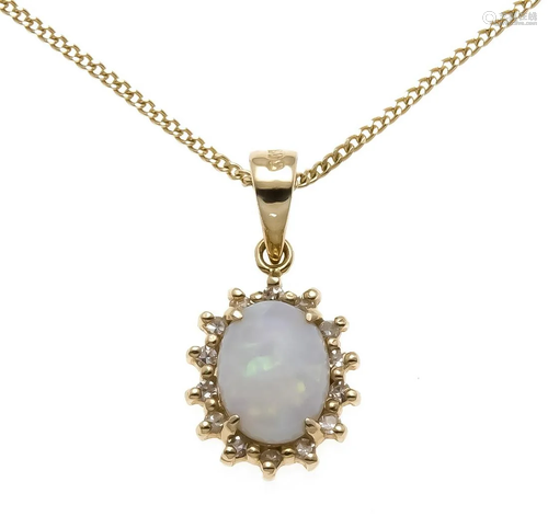 Opal-diamond pendant GG 585/0