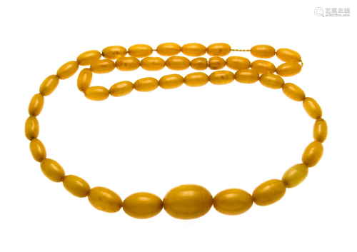 Amber necklace with screw cap