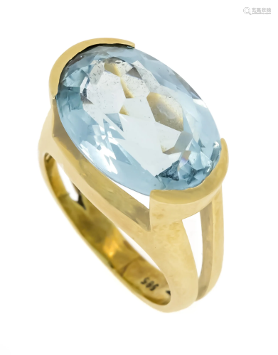 Aquamarine ring GG 585/000 wi