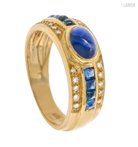 Sapphire-brilliant ring GG 58