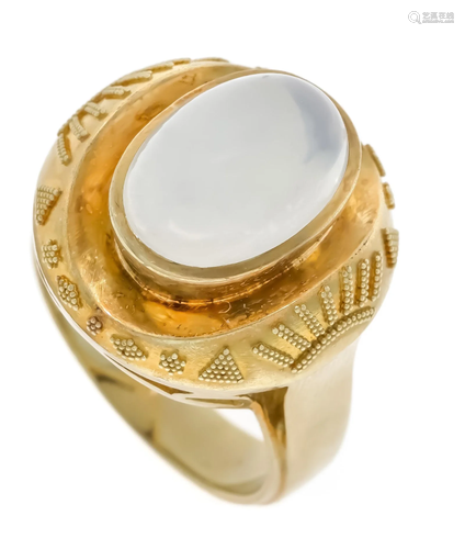 Moonstone ring GG 585/000 wit