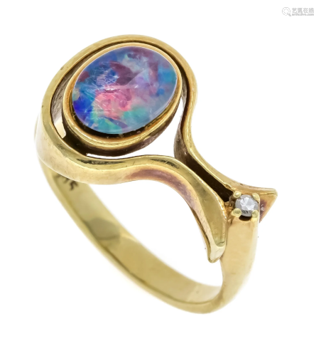 Opal diamond ring GG 585/000