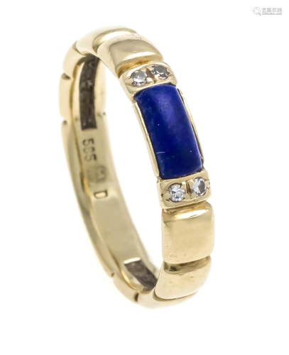 Lapis lazuli diamond ring GG