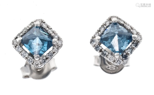 Diamond earrings WG 585/000 w