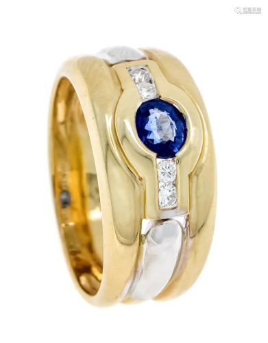 Sapphire diamond ring GG/WG 5