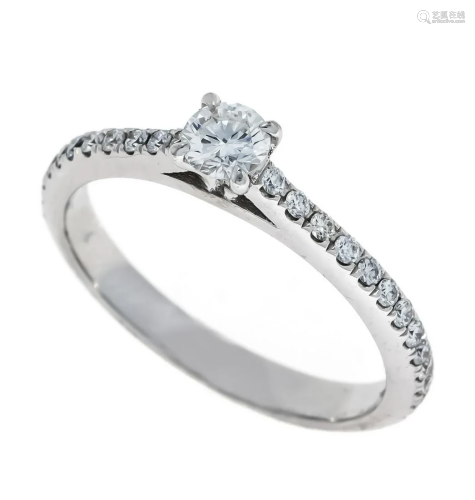 Bucherer diamond ring WG 750/