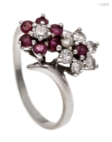 Ruby-brilliant ring WG 585/00