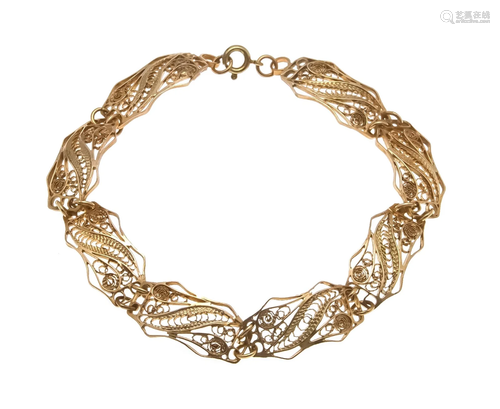 Filigree link bracelet RG 585