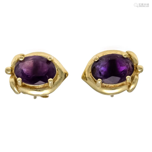 Amethyst ear stud GG 585/000